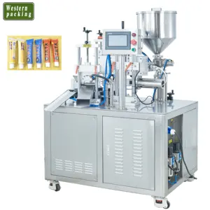 Machine de remplissage manuelle de tubes ou de scellage, appareil de scellage semi-automatique