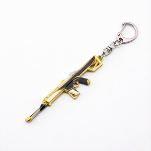 Marchandises du jeu Valorant : Porte-clés miniature en métal exquis, modèle Fearless Contract Thug AK Alien Overlord - Product Image 2