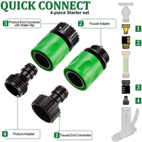 Connecteur rapide mâle de jardin connecteur de tuyau d'eau de jardin raccord en plastique ABS ou PP Direct d'usine 3/4 "outils de jardin personnalisés