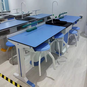 Equipo de banco de trabajo de Laboratorio de Biología multifuncional de aluminio certificado CE personalizado para taller almacén uso escuela - Product Image 1