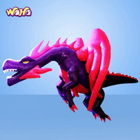 Dragon gonflable géant suspendu en gros, sculptures de dragons fantastiques en vrac pour carnavals et places publiques
