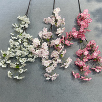 Q-1187 Nouvelle Conception Branche de Fleur de Cerisier Artificielle pour Décoration Maison et Mariage