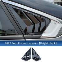 Nouveau diffuseur de pare-brise arrière Axinda pour Fusion EcoBoost 2022, kit carrosserie, noir brillant, protection de pare-chocs, modification