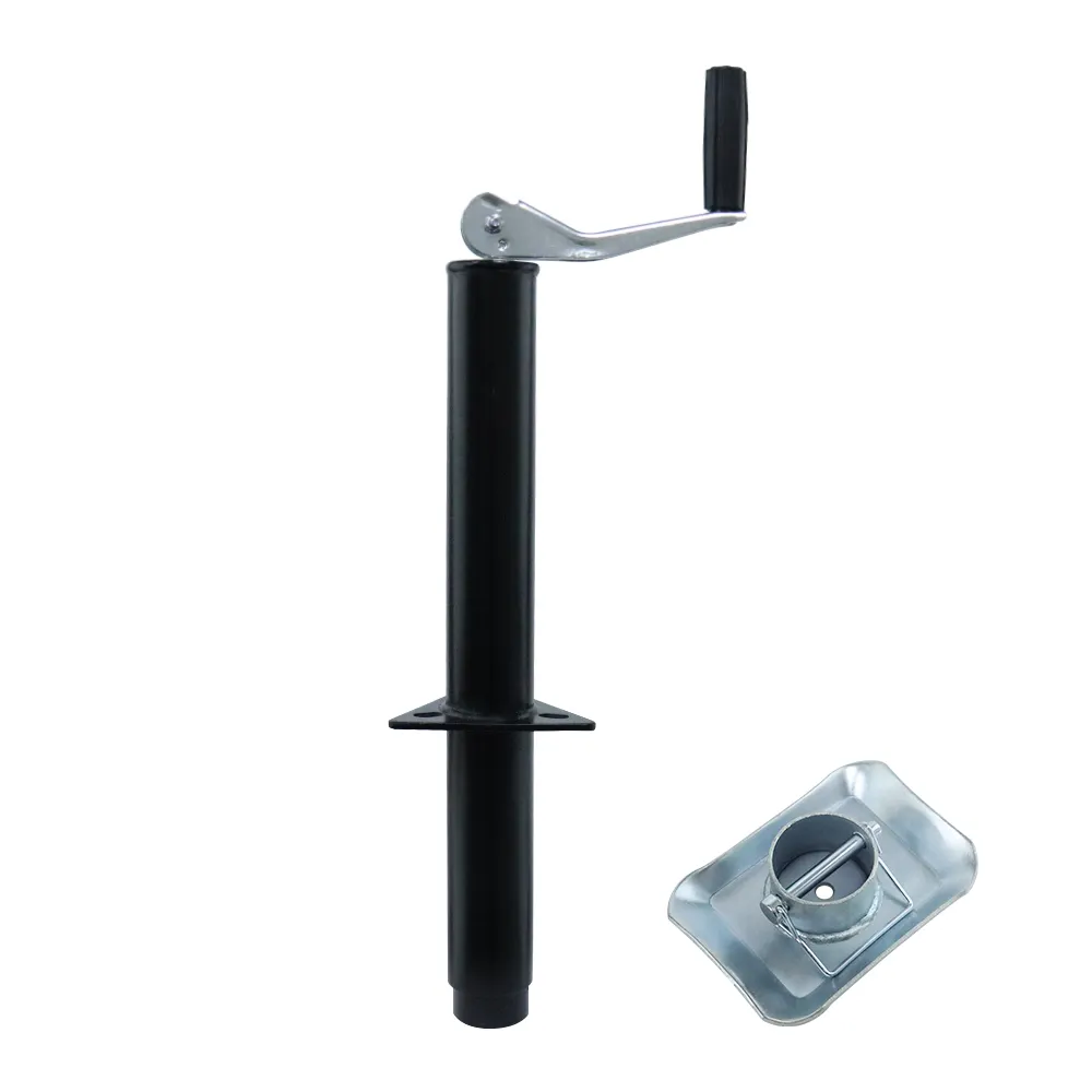 2,000 Lbs Top Een-Frame Trailer Jack W/Voet Plaat & 6 "Zwenkwiel