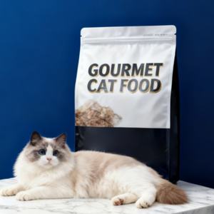 Sacs d'emballage pour aliments pour animaux de compagnie en aluminium et plastique à fond plat avec logo imprimé personnalisé 1 kg 3 kg 5 kg 10 kg 15 kg 20 kg 25 kg - Product Image 6