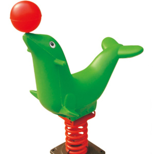 Aire de jeux pour enfants avec cheval à bascule de printemps style animal et bon marché - Product Image 1