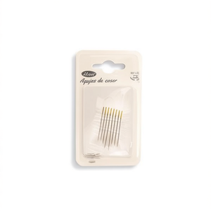 Aghi da cucito Ilan 8 pezzi con punta dorata per cucito a mano - Product Image 2
