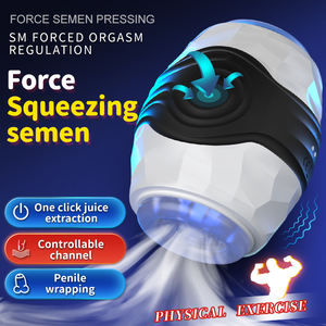 Doppio motore vibrazione su misura artificiale femminile figa maschile masturbazione tazza pene masturbatori giocattolo del sesso per uomo - Product Image 2