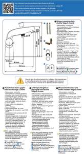 Mezclador termostático <span class=keywords><strong>de</strong></span> baño/ducha Edouard <span class=keywords><strong>Rousseau</strong></span> Volga 2, montaje en cubierta, 2 manijas, llenado rápido, botón <span class=keywords><strong>de</strong></span> seguridad Eco-Stop a prueba <span class=keywords><strong>de</strong></span> quemaduras - Product Image 5