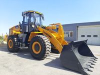 Chargeuse sur pneus compacte de grande taille CLG855H de 5 tonnes fabriquée en Chine avec une benne de 3 m3