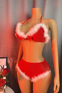 Weihnachten <span class=keywords><strong>Sexy</strong></span> Dessous Frau Unterwäsche Transparente Spitze Zweiteiler Erotische Unterwäsche <span class=keywords><strong>Sexy</strong></span> Dessous Sex Kostüme Frauen Bodys - Product Image 2