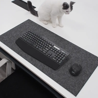 Usine promotionnelle en gros Polyester Gaming gris Sublimation tapis de souris et fournitures de bureau tapis de souris/tapis de souris en feutre