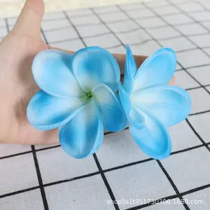 Flores de Espuma de PU de Hawái, Plumeria e Hibisco de Tacto Natural con Tallo para Decoración de Bodas y Fiestas en la Playa - Product Image 3