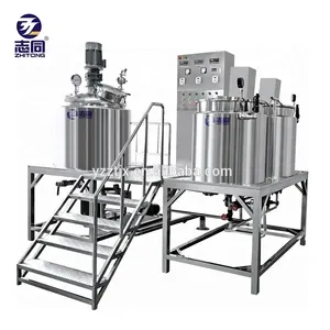 ZT-200L Stainless steel Daily Use Articles Supplies Making Washing Gel Blending Machine Fixed vacuum emulsify machine