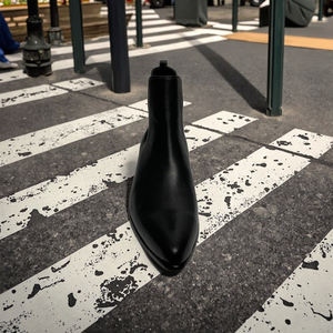 <span class=keywords><strong>2026</strong></span> אירופאי אמריקאי ועקב גבוה חדש 6 ס "מ chelsex מגפיים מעור אמיתי מעור - Product Image 3