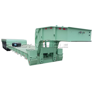 2025 năm mới chương trình khuyến mãi 3/4 trục tải hàng hóa nền tảng 7-9m tùy chỉnh có thể tháo rời cổ ngỗng lowbed Trailer bán - Product Image 5