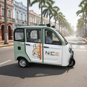 Nouvelle Arrivée Moto Électrique Robuste Tuk-Tuk Électrique pour Transport de Passagers et Livraison de Marchandises Tricycle Électrique <span class=keywords><strong>Abri</strong></span>-Cargo Taxi - Product Image 1