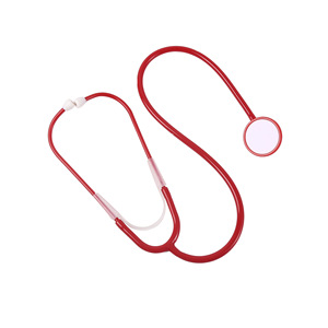 Stéthoscope en plastique rouge pour enfants, jouet pour jeu de simulation de docteur, accessoire de jeu de rôle, 2 à 4 ans, unisexe - Product Image 2