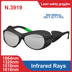レーザー目保護ガラス900-2000nm 1550nmレーザー安全保護ガラス溶接切断機オペレーター用 - Product Image 2