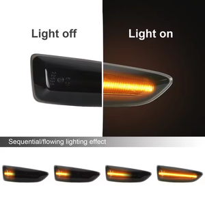 Feux de position latéraux à LED séquentiels pour <span class=keywords><strong>Opel</strong></span> Zafira A <span class=keywords><strong>Astra</strong></span> G 98-09, clignotants dynamiques à défilement, répétiteurs de clignotants - Product Image 6