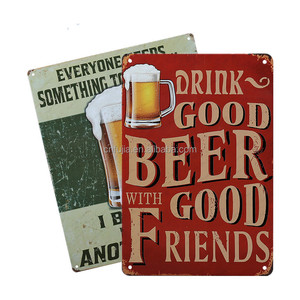 Alemania Berlín decoración de la pared curvada personalizada con carteles colgantes de metal en relieve carteles de chapa al por mayor - Product Image 4