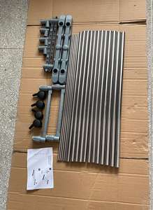 Porte-vêtements à double barre, séchoir à linge, porte-vêtements robuste, porte-manteau portable, armoire en métal, porte-vêtements - Product Image 6