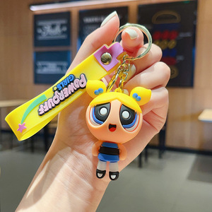 All'ingrosso piccola poliziotta feitiana serie modello 3D portachiavi in Silicone eco-friendly durevole cartone animato di vendita caldo - Product Image 5