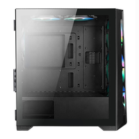 Caja de metal para juegos de ordenador, torre central de chasis de alta calidad a prueba de polvo para juegos de pc