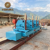 Machine de sciage automatique chinoise pour le bois, chariot de scierie à vendre