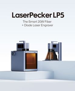 New LaserPecker 5 <b>Engraving</b> <b>Machine</b> Diode and Fiber Dual Laser Suitable for Metal Plastic All Materials - Product Image 3