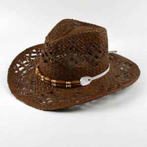 Sombrero de Vaquero de Paja Rosa Estilo Western con Logotipo Personalizado en Oferta - Product Image 4