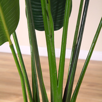 Palmier du voyageur tropical artificiel personnalisé, simulation de bananier en polyester pour mariage, maison, bureau, usage intérieur