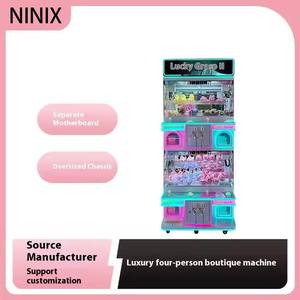 Macchina Artiglio di Lusso per Quattro Persone, Giochi da Tavolo a Gettoni Più Popolari per Parchi Divertimento per Bambini da <span class=keywords><strong>Lucky</strong></span> <span class=keywords><strong>One</strong></span> - Product Image 5