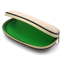 Pochette à fermeture éclair pour lunettes de soleil Logo personnalisé Étui à lunettes Emballage de lunettes de soleil en toile