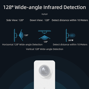 Capteur de mouvement humain intelligent WiFi TY-P06, capteur de sécurité infrarouge grand angle, contrôle à distance via application mobile - Product Image 6