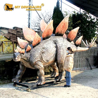 Statue de dinosaure Stegosaurus en fibre de verre pour parc d'attractions MY DINO AD-285