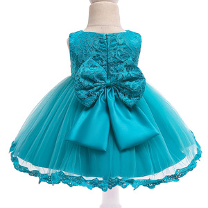 Productos Nuevos y Populares, Ropa para Niños, Vestido de Fiesta con Diseño de Flores para Niñas, Vestido de Cumpleaños para Bebés - Product Image 4