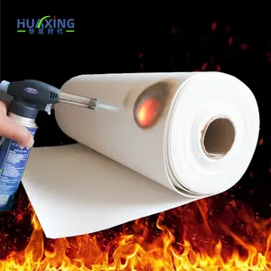 Seramik elyaf kağıt 1mm beyaz seramik elyaf battaniye yüksek sıcaklık therm yanmaz seramik elyaf conta