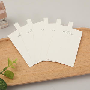 Wholesale Customized Color Modern Style <b>Cardboard</b> Jewelry Packaging <b>Display</b> Cards Custom Size Customized Shape Logo for Rings - Product Image 4