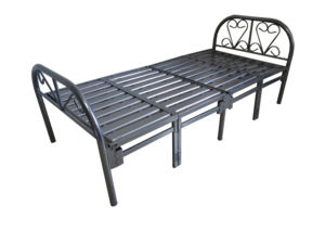 折りたたみベッド 省スペース 鉄鋼製 格安 ポータブル キャンプ用 金属製 折りたたみベッドフレーム 価格 - Product Image 4