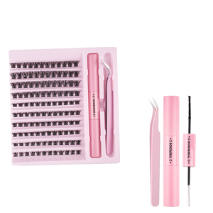 Pestañas Postizas Individuales Hechas a Mano al por Mayor, Estilo Natural, Volumen Ligero Híbrido, Marca Privada, Grosor Personalizable - Product Image 1