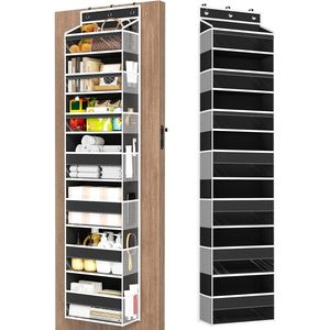 Over The Door Organizer 7 Tier Hanging <b>Storage</b> With Large Pockets Behind Door Closet Organizers For Neatening - Product Image 1