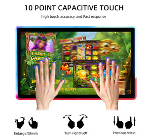 Nhà Máy Giá Giá Rẻ Cong/Cảm Ứng Phẳng Bảng Điều Chỉnh Chơi Game Màn Hình OEM Kích Thước Lớn 43 32 27 21.5 Inch Màn Hình Cảm Ứng Bảng Điều Chỉnh Màn Hình Với Ánh Sáng - Product Image 2