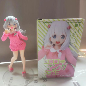 Figurine Iszumi <span class=keywords><strong>Sagiri</strong></span> en pyjama, tenue rose pour la maison, Eromanga Sensei, figurine de belle fille de style mignon et domestique - Product Image 2