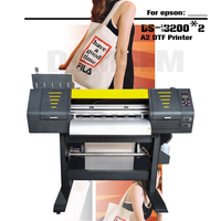 DOMSEM – imprimantes DTF 62CM i32 * 2 A2 taille avec machine à poudre pour impression t-shirt et sacs/vêtements dtf