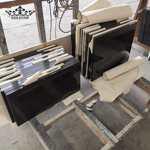 GOLDTOP Granit Noir Absolu Poli Premium Pierre Noire de Mongolie Moderne Garantie 3 Ans Découpé sur Mesure pour Cuisine de Luxe - Product Image 3