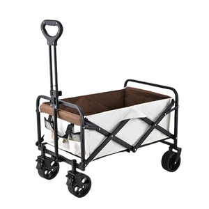 Camping-car de plage en plein air avec quatre roues pliable Campervan Garden Trail Transporter pour le camping OEM personnalisable - Product Image 1