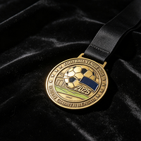 Médaille de récompense en métal minimaliste de haute qualité avec logo personnalisé, plaquée nickel mat, pour souvenir de cérémonie