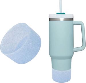 Housse de protection de luxe en silicone de 75 mm pour gobelet, avec paillettes scintillantes et effet diamant, pour adultes, idéale pour les voyages - Product Image 4