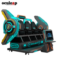 Cine Volador VR 2027, Parque de Atracciones Interior, 4 Asientos, Montaña Rusa de Realidad Virtual, Juego de Arcade, Simulador de Vuelo 3D, Máquina de Juego 7D